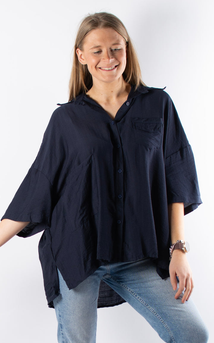 Cove Button Shirt | Navy