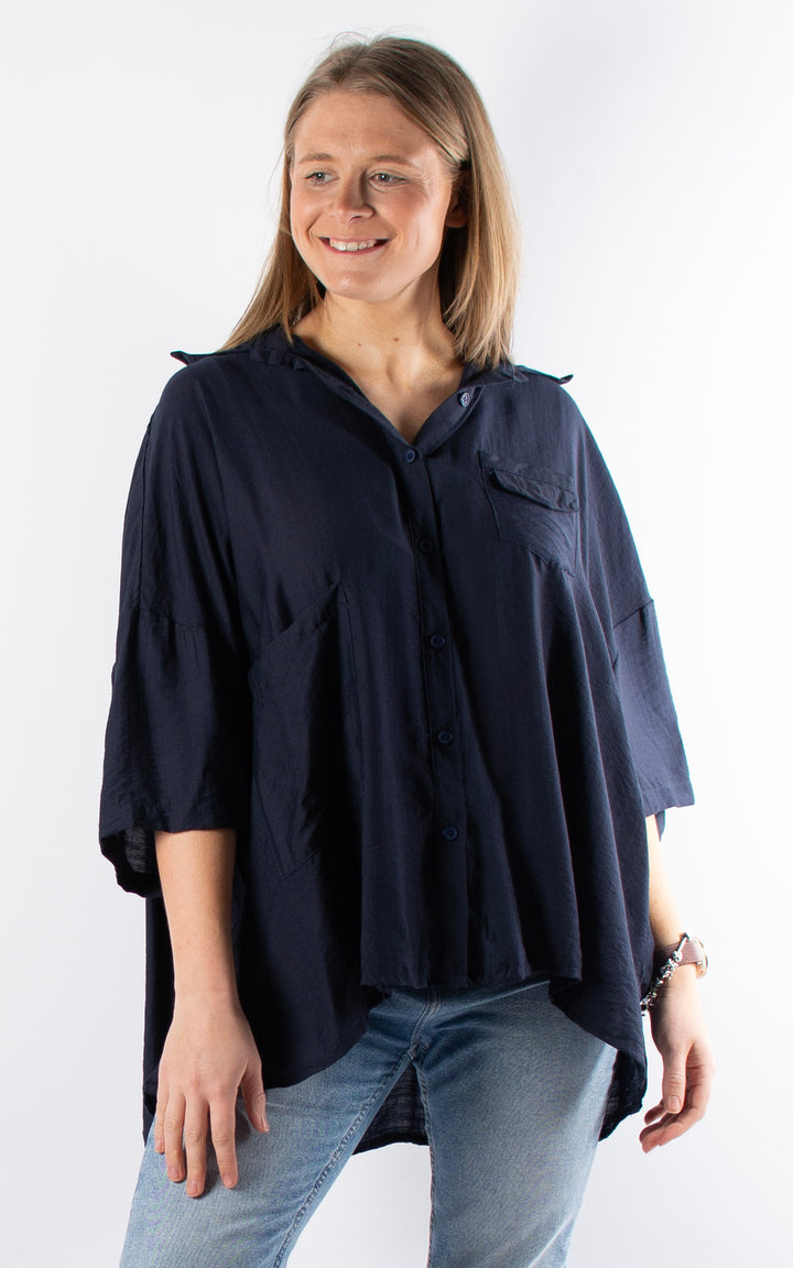 Cove Button Shirt | Navy