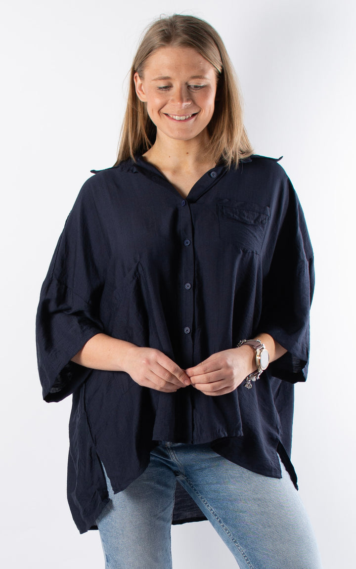 Cove Button Shirt | Navy