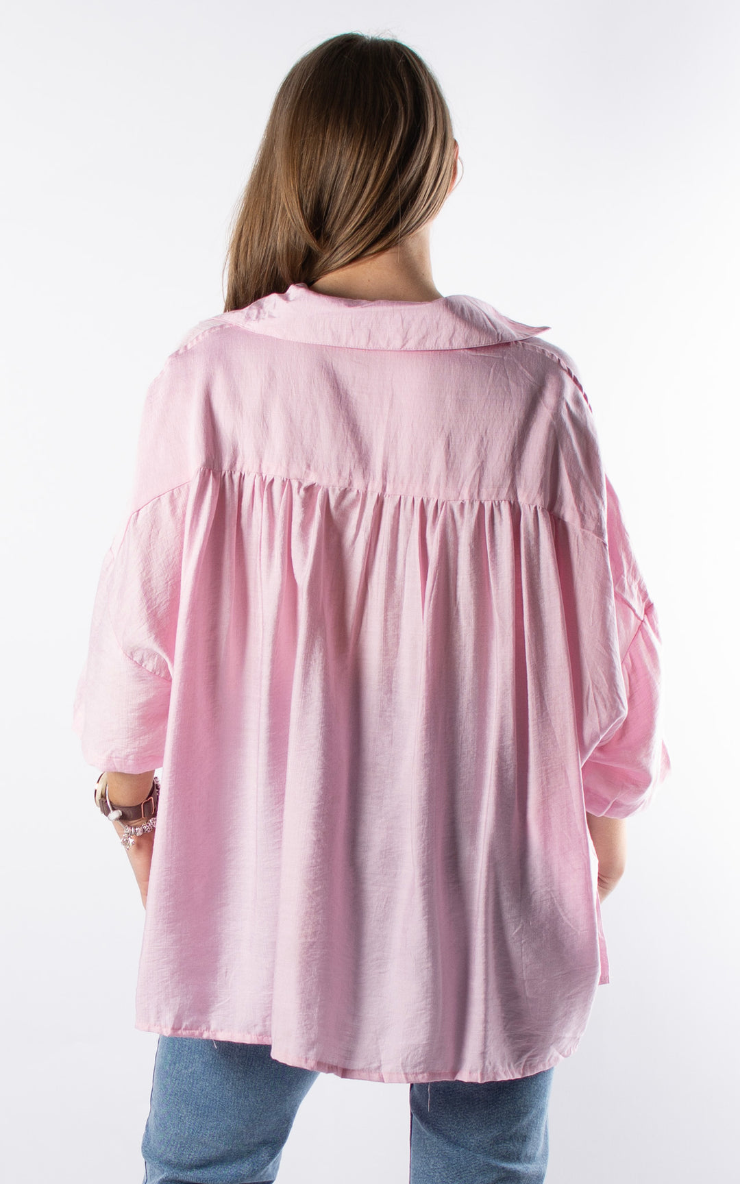 Cove Button Shirt | Pink