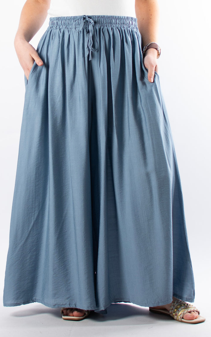 Cove Drawstring Trouser | Denim