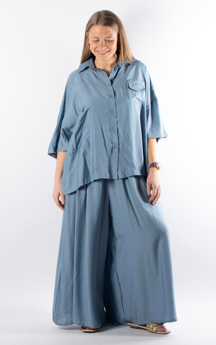 Cove Drawstring Trouser | Denim
