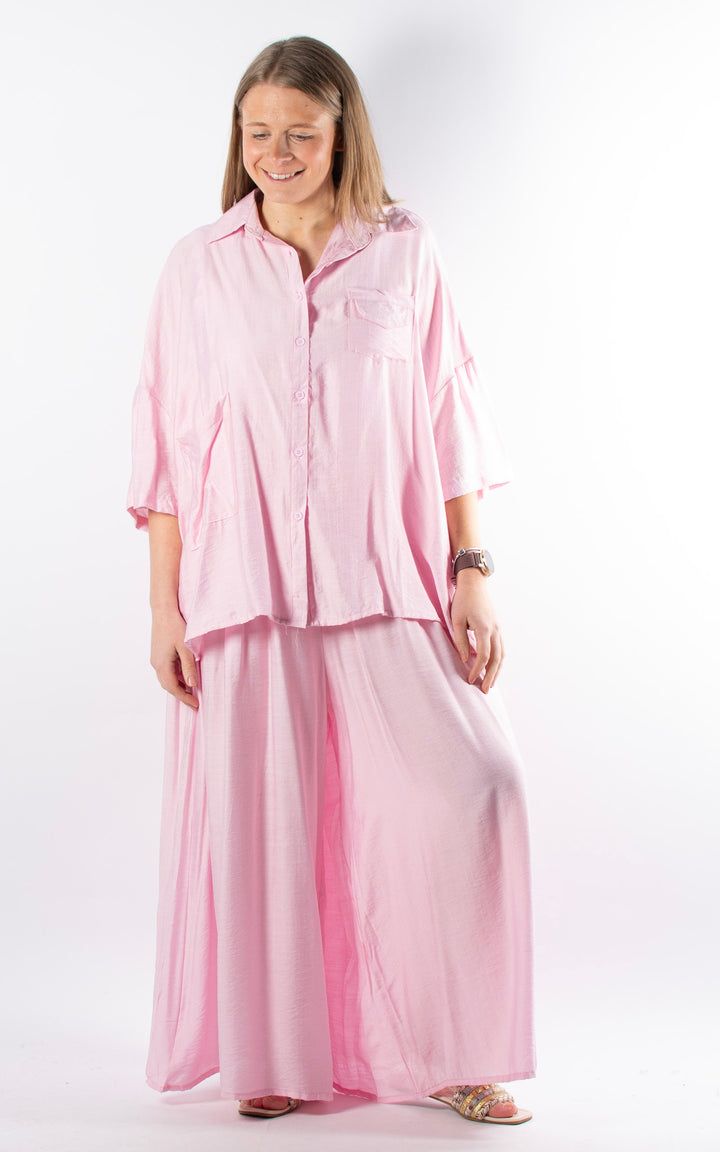 Cove Button Shirt | Pink