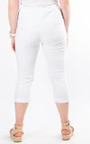 Crinkle Magic Capri | White