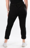 Crinkle Magic Joggers | Black