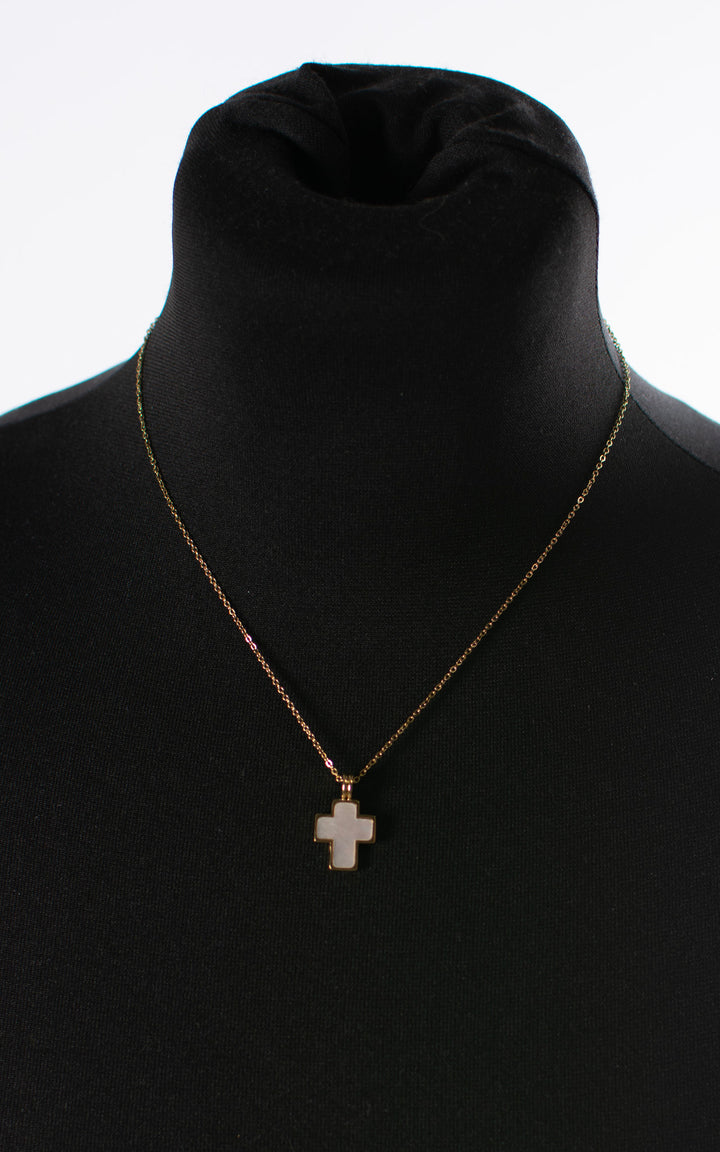 Cross Necklace | Necklace | Gold