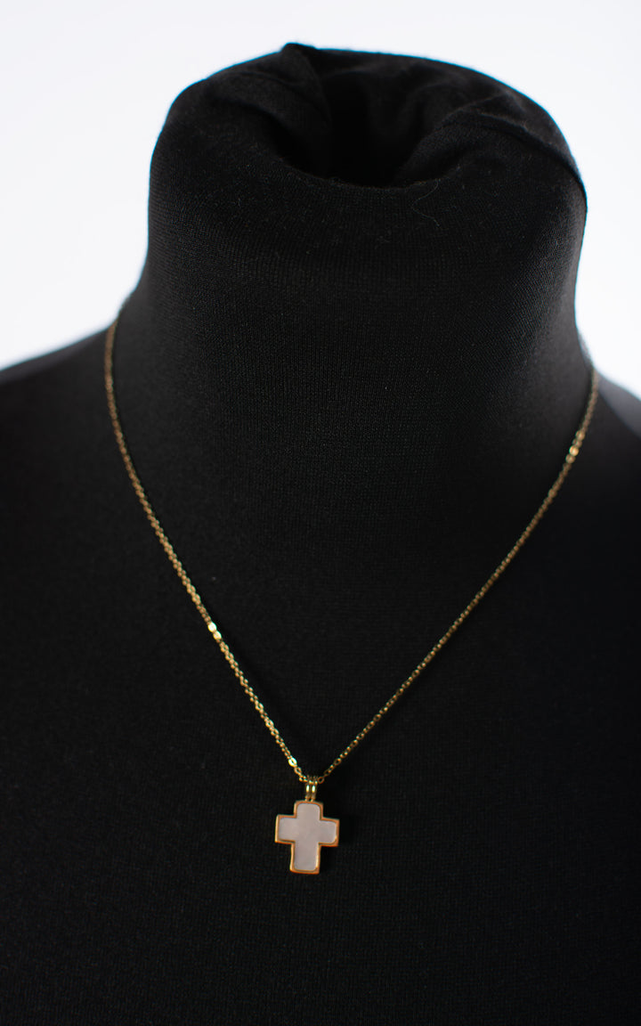 Cross Necklace | Necklace | Gold