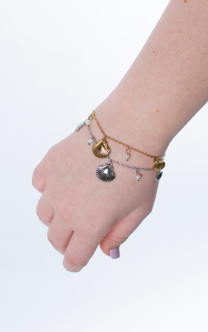 Seashell | Bracelet | Gold
