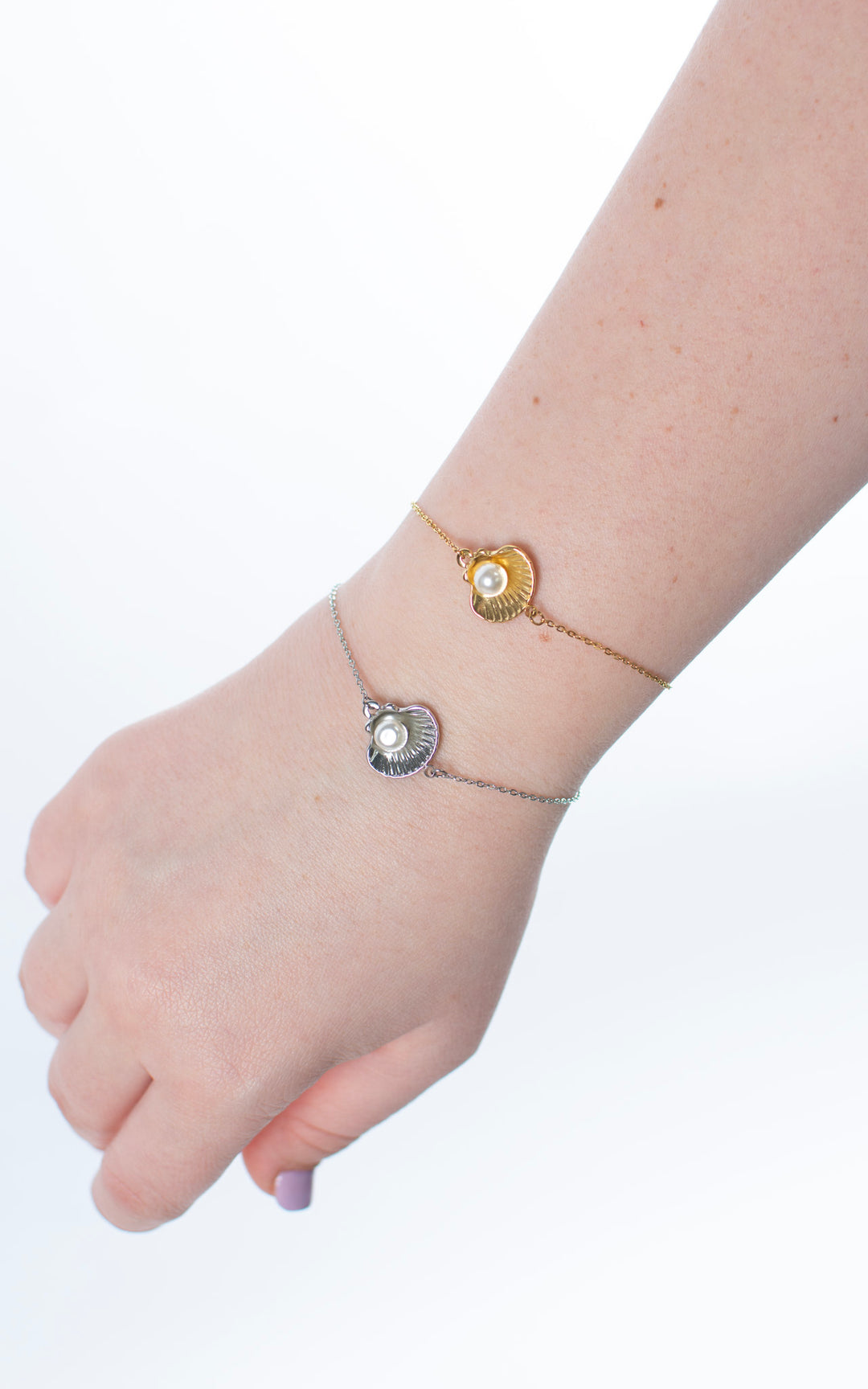 Pearl Seashell | Bracelet | Gold