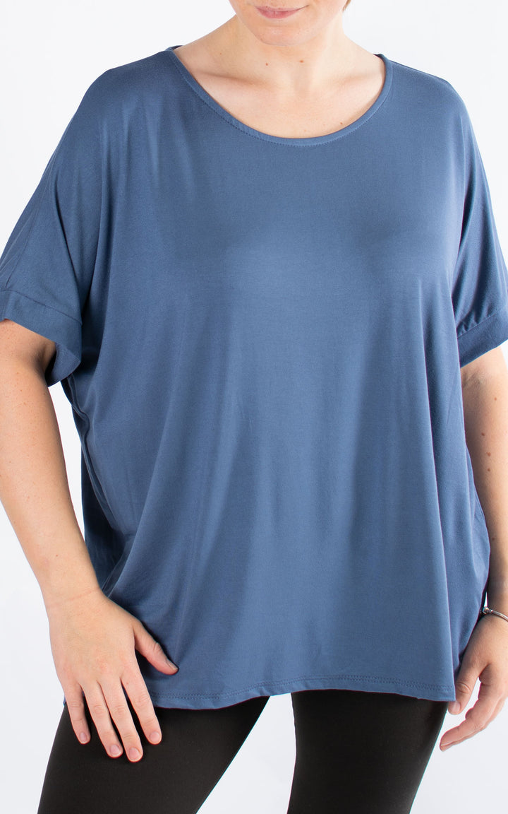 BASIC | Cap Sleeve | Denim