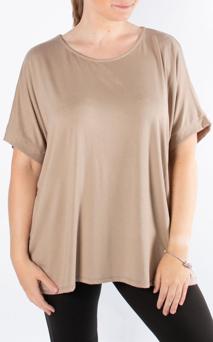BASIC | Cap Sleeve | Mocha