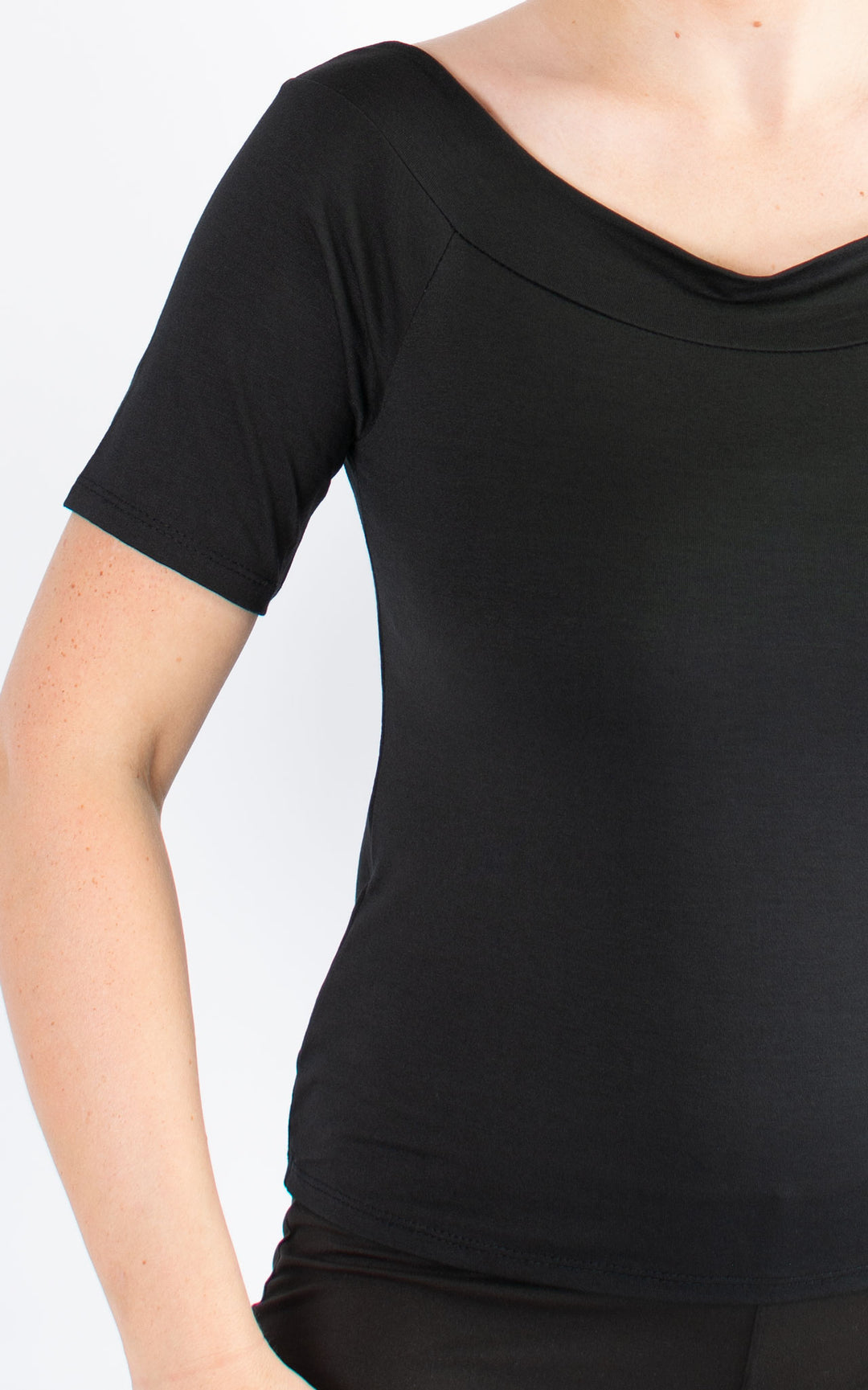 BASIC | Boat Neck | Black
