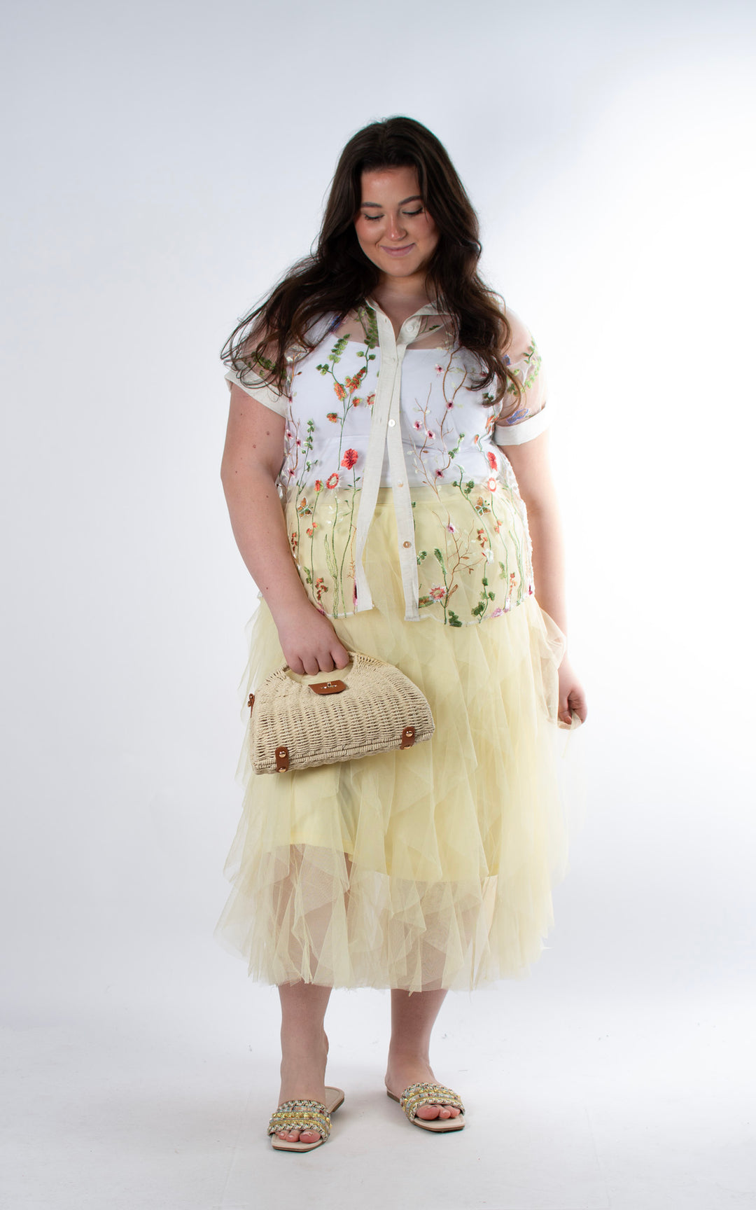 Moira Tutu Skirt | Yellow