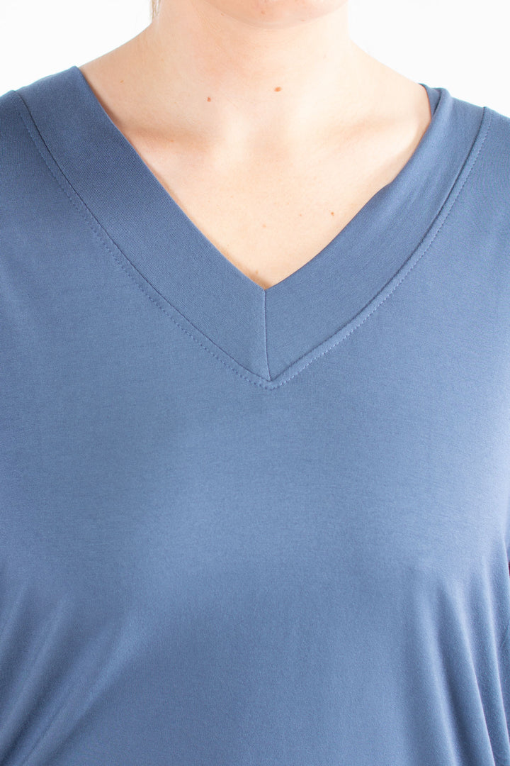 BASIC | V-neck | Denim