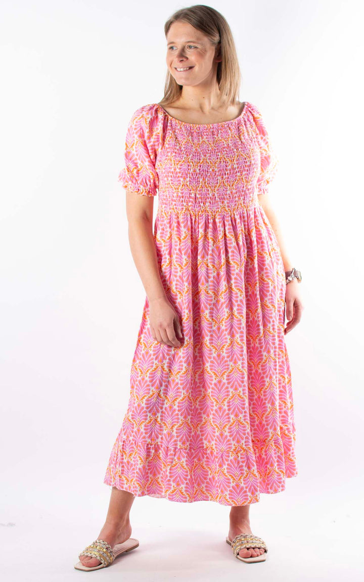 Kai Bardot Dress | Pink