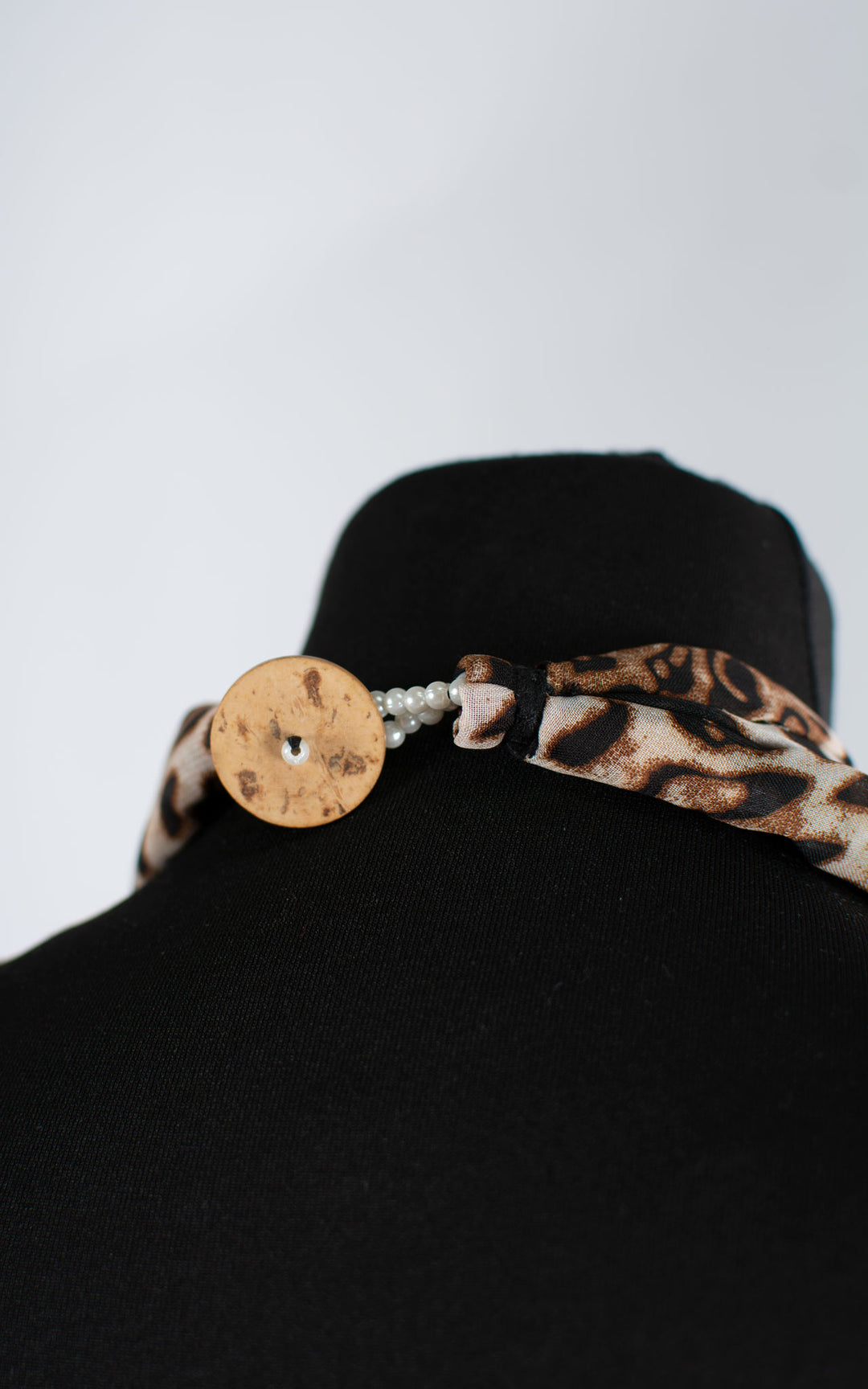 Necklace | Chunky Pearl | Leopard
