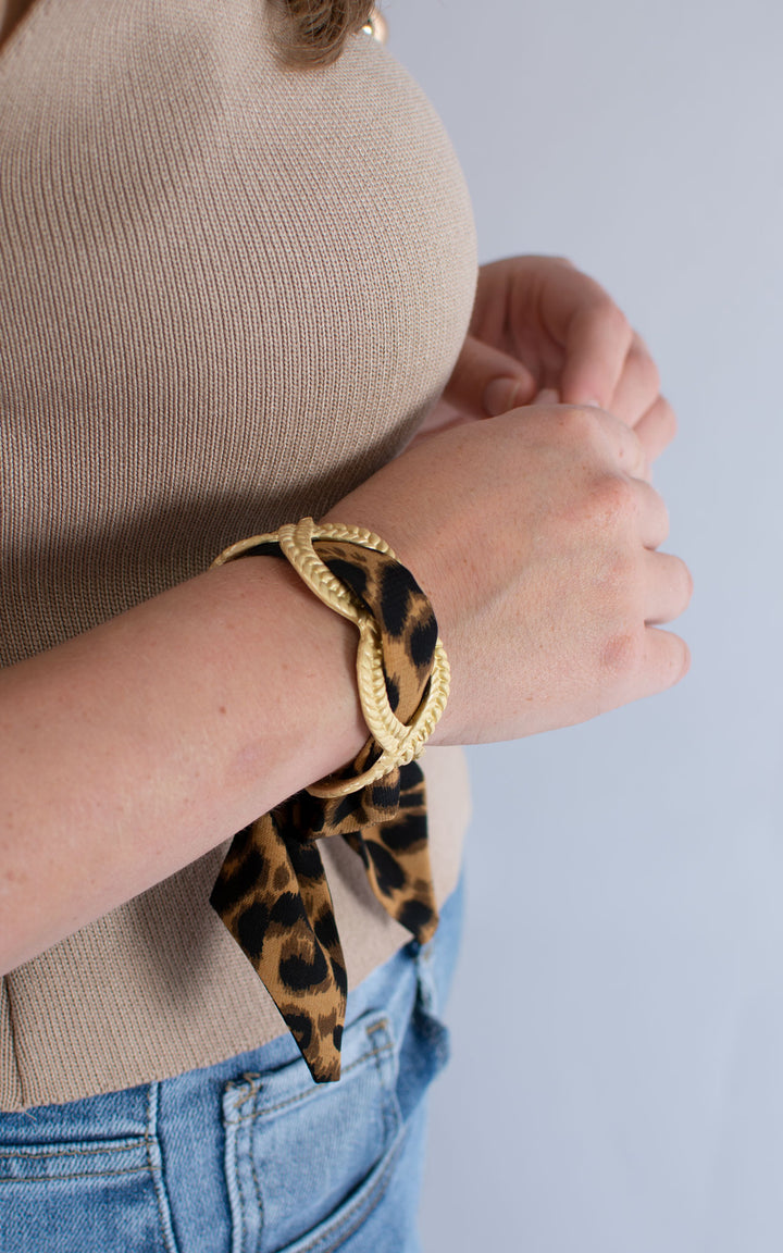 Bracelet | Plait | Leopard
