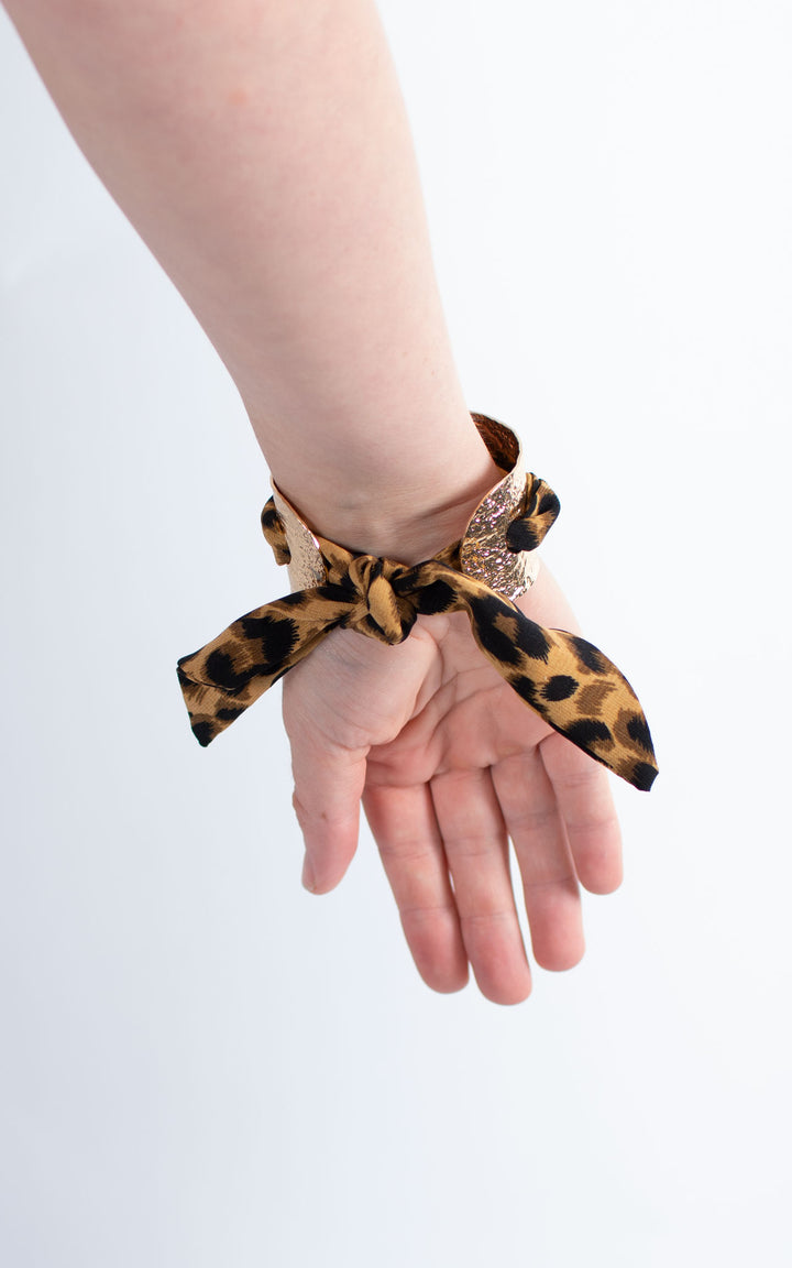 Bracelet | Textured Gold | Leopard