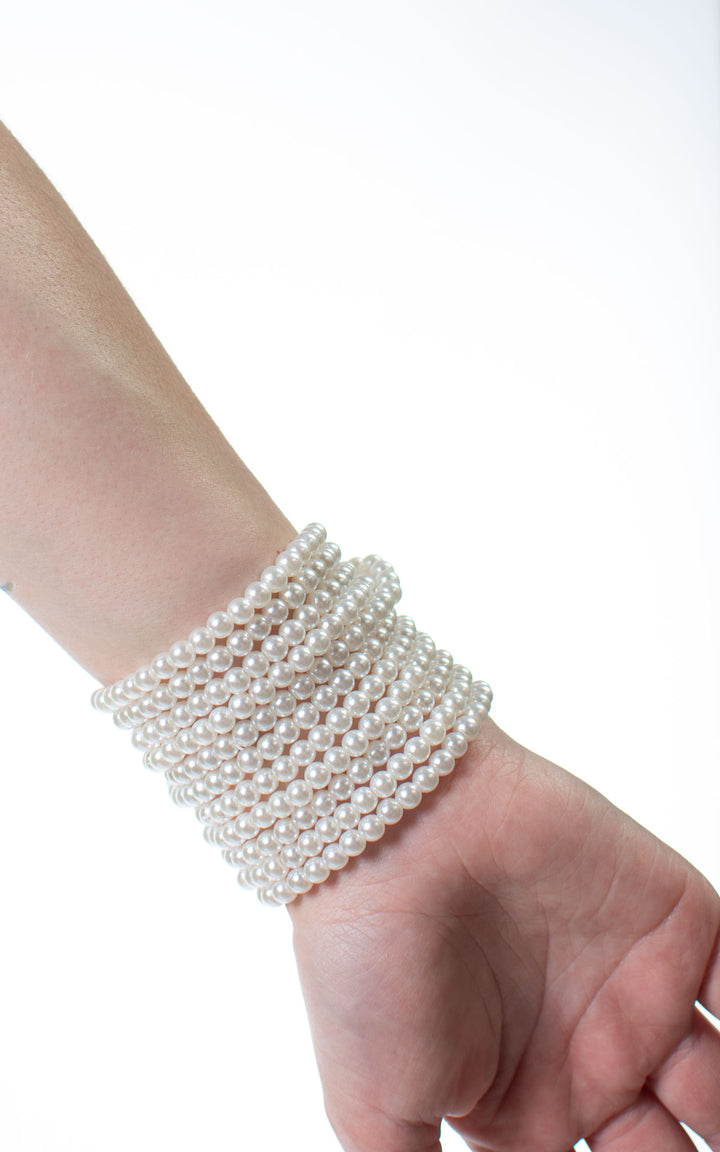 Bracelet | Stretchy Pearl | Ivory