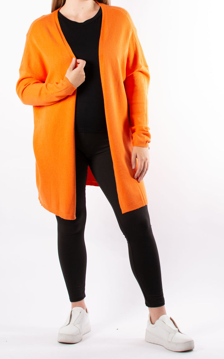 Joanne Soft Knit Cardigan |  Orange