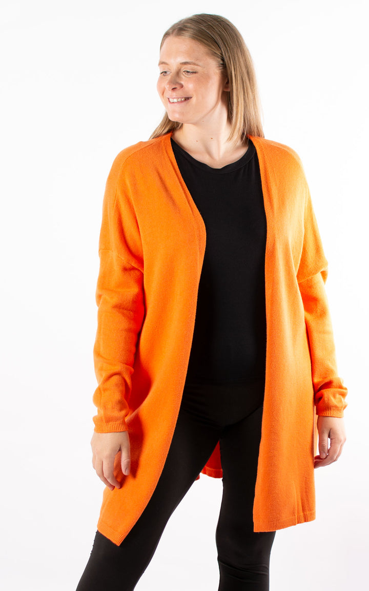 Joanne Soft Knit Cardigan |  Orange