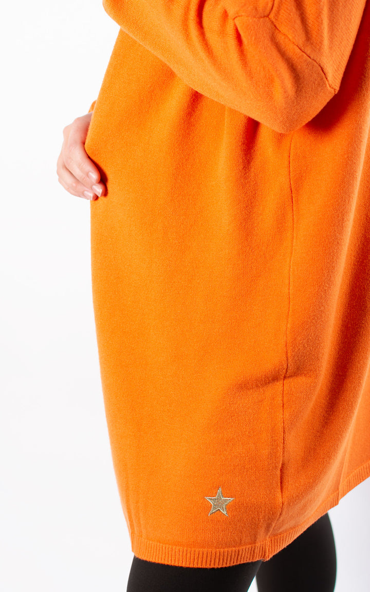 Joanne Soft Knit Cardigan |  Orange
