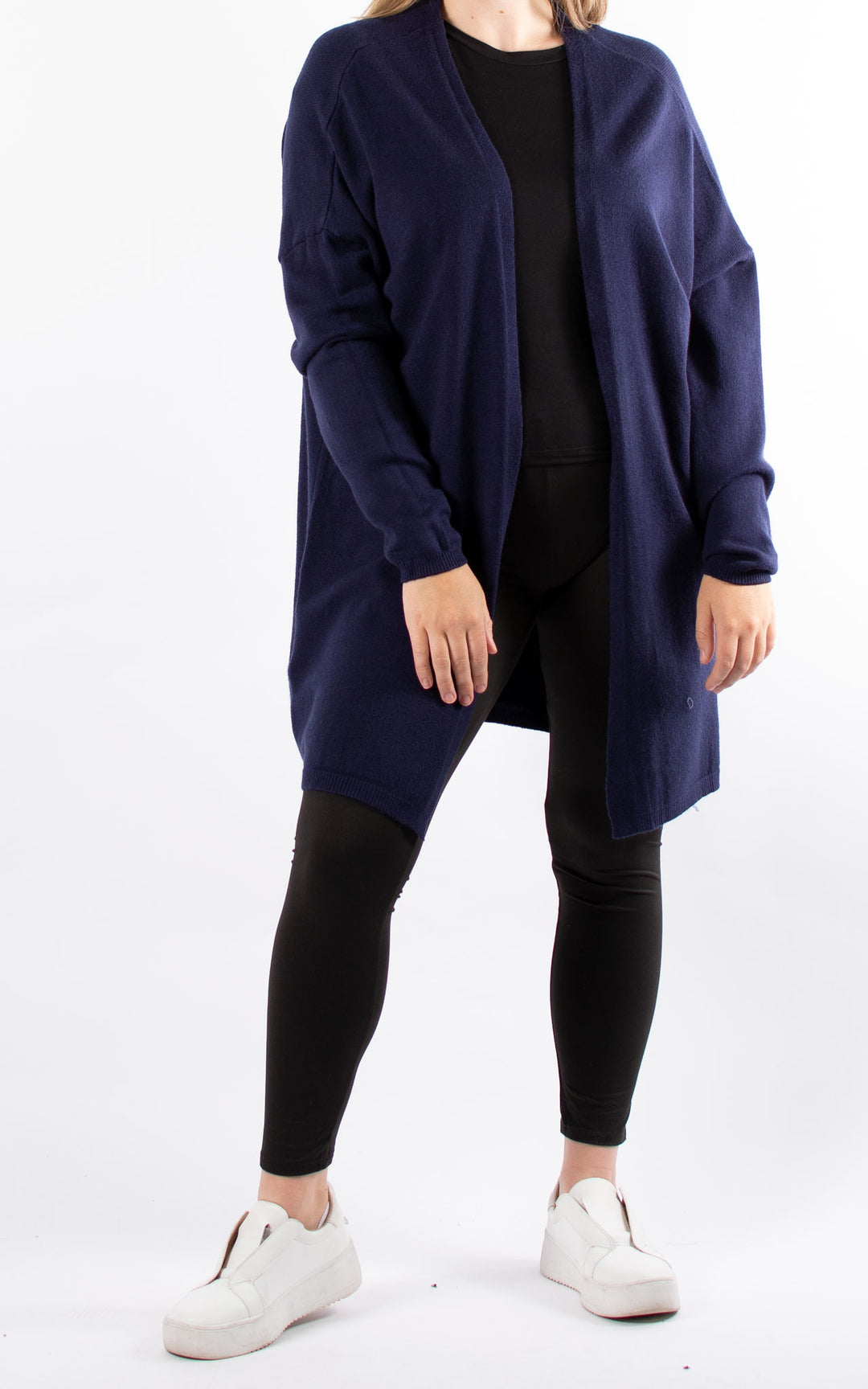 Joanne Soft Knit Cardigan |  Navy