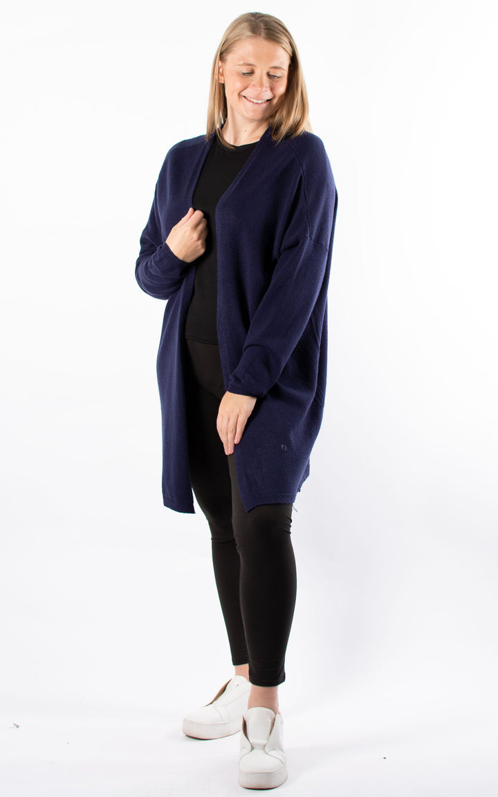 Joanne Soft Knit Cardigan |  Navy