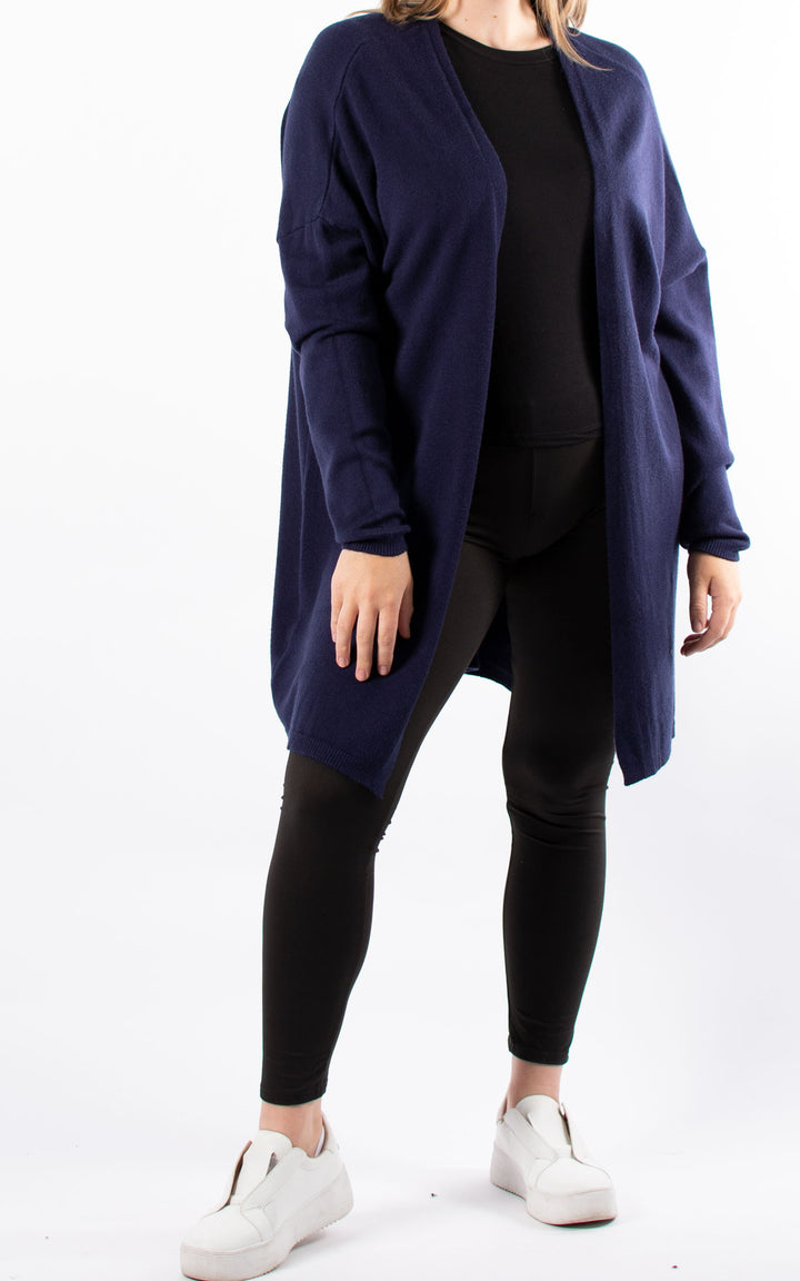 Joanne Soft Knit Cardigan |  Navy