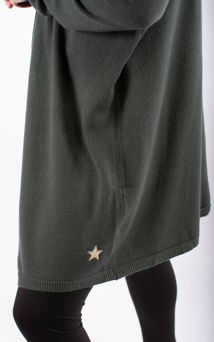 Joanne Soft Knit Cardigan | Khaki