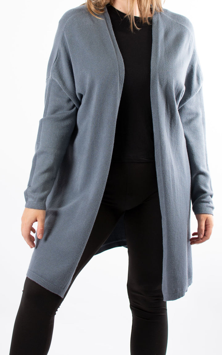 Joanne Soft Knit Cardigan | Grey