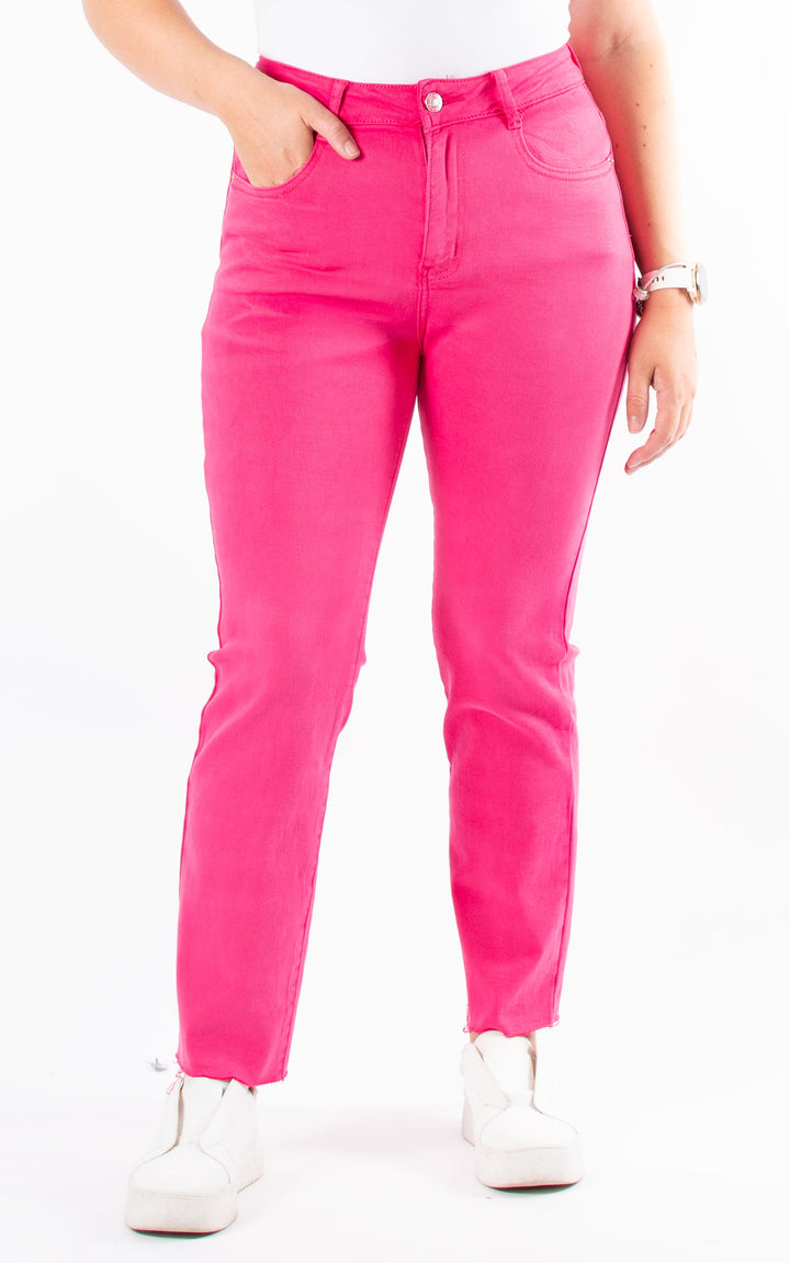 Coloured Jeans | Hot Pink