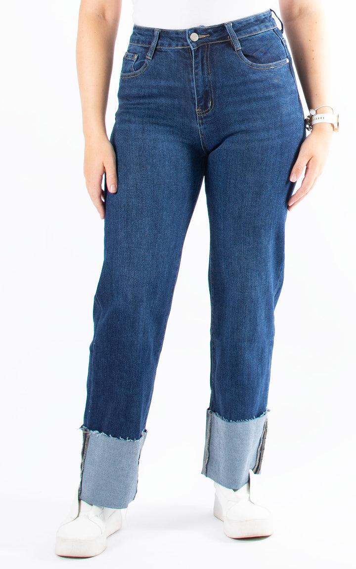Jeans | Turn Up | Dark Denim