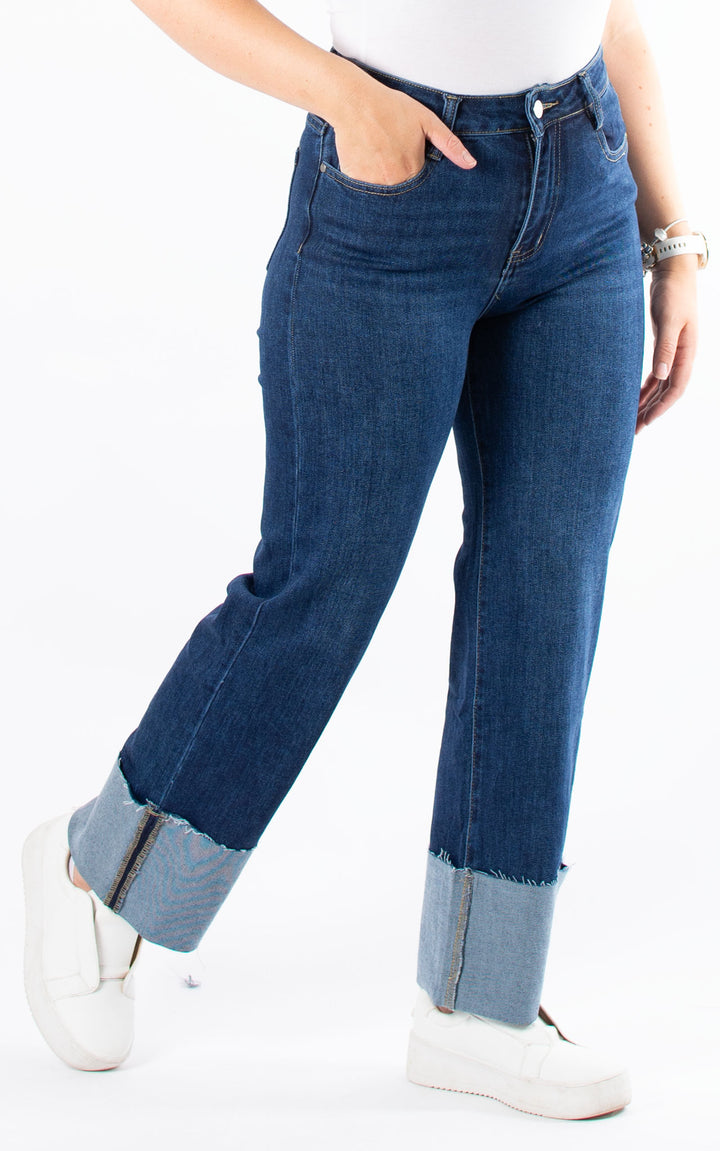 Jeans | Turn Up | Dark Denim