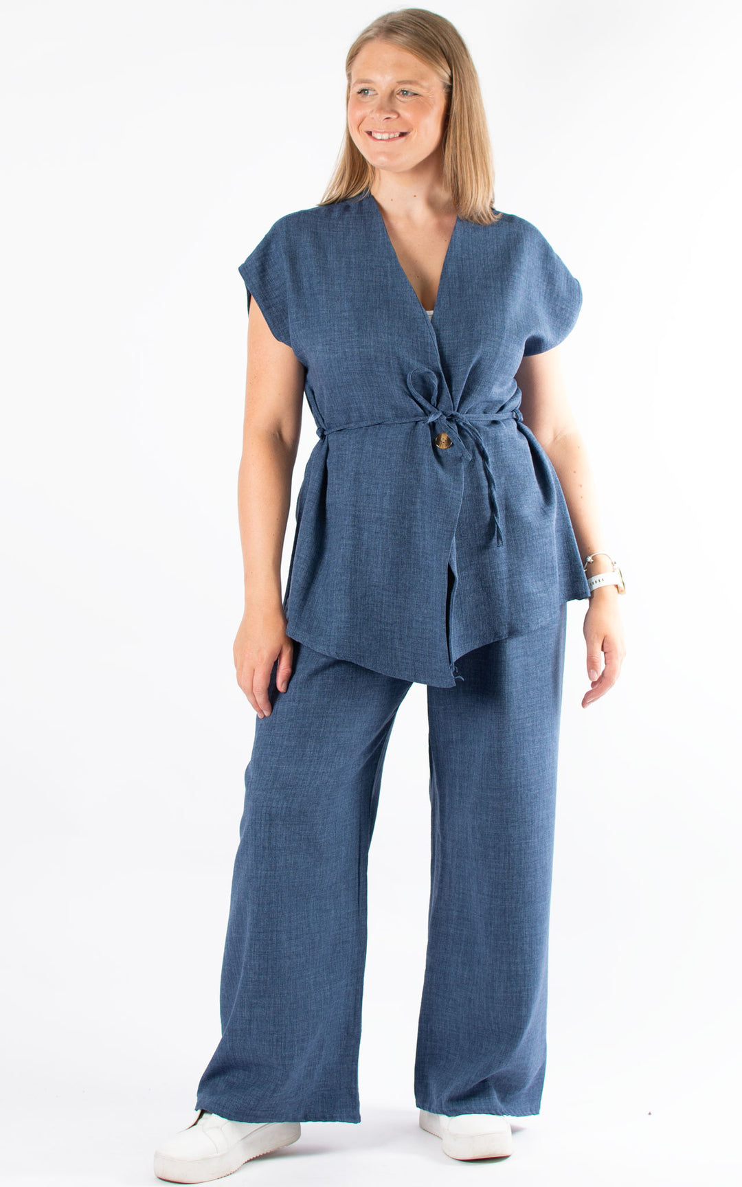 Waistcoat & Trousers Set | Denim