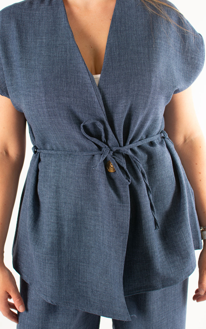 Waistcoat & Trousers Set | Denim