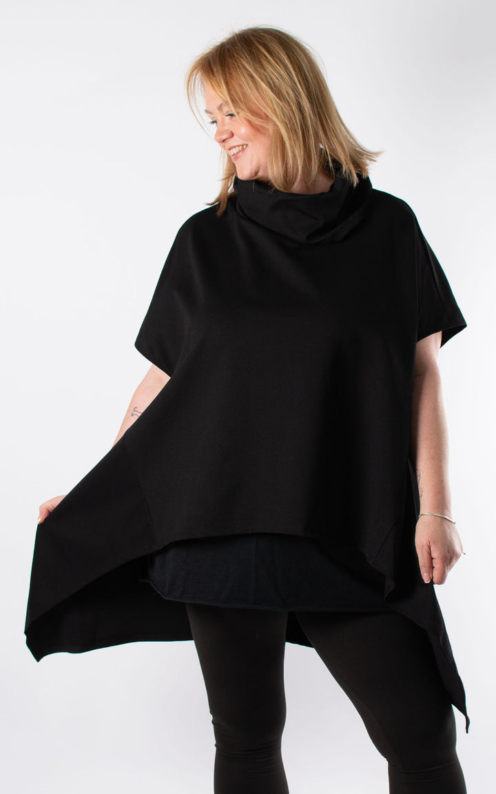 Lynn Cowl Neck | Black