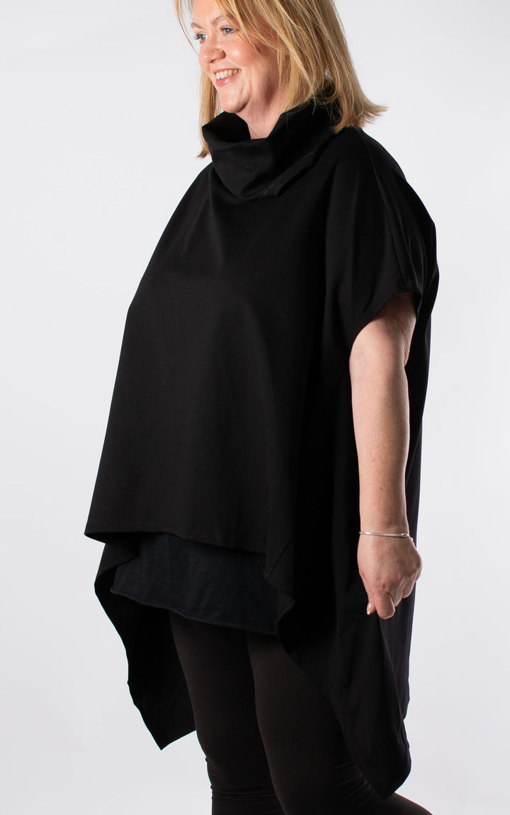 Lynn Cowl Neck | Black