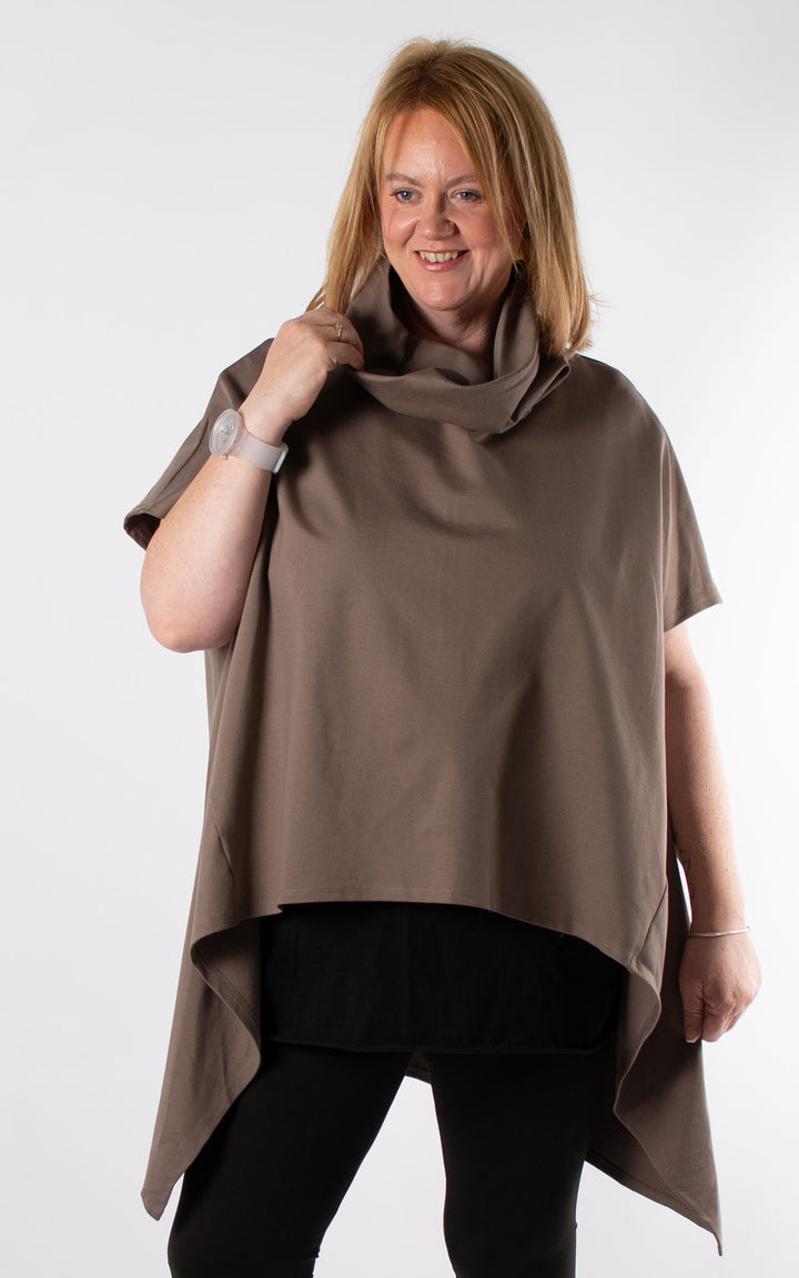Lynn Cowl Neck | Mocha