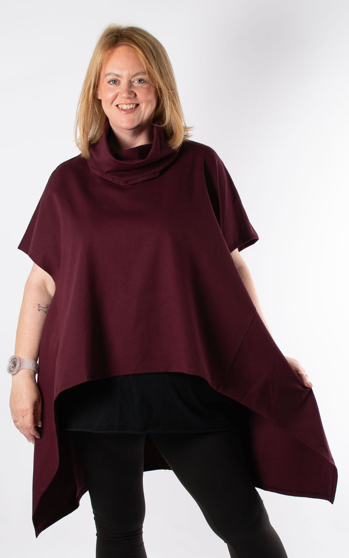 Lynn Cowl Neck | Wine