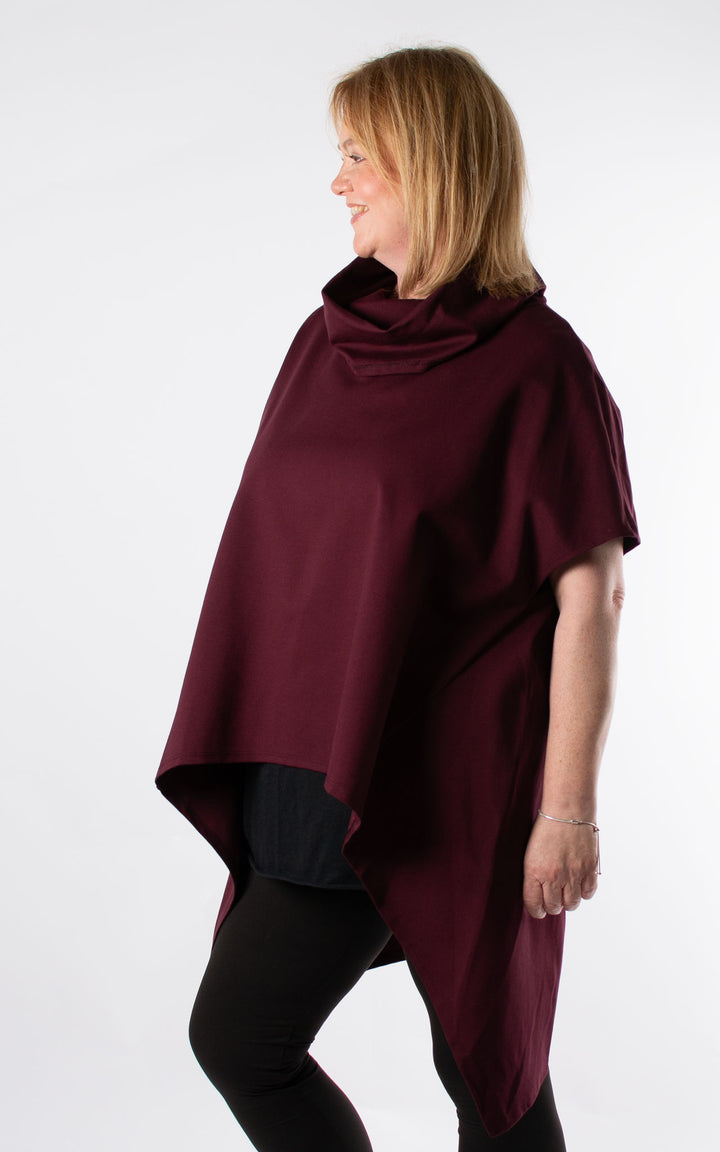 Lynn Cowl Neck | Wine