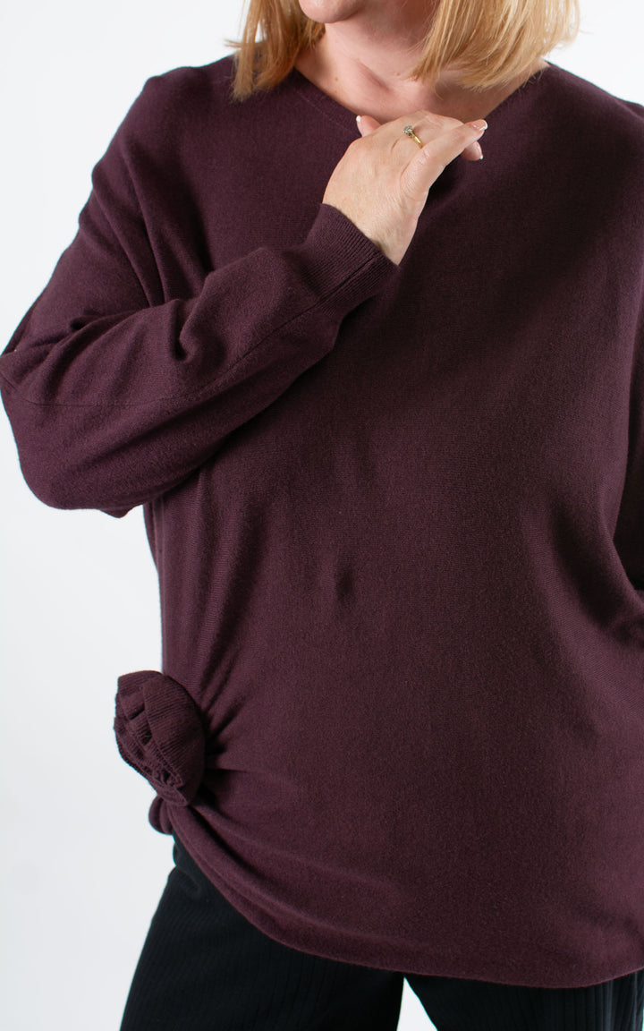 Izzy Batwing | Long | Aubergine