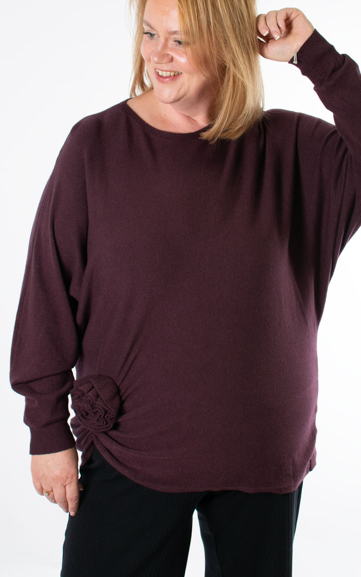 Izzy Batwing | Long | Aubergine