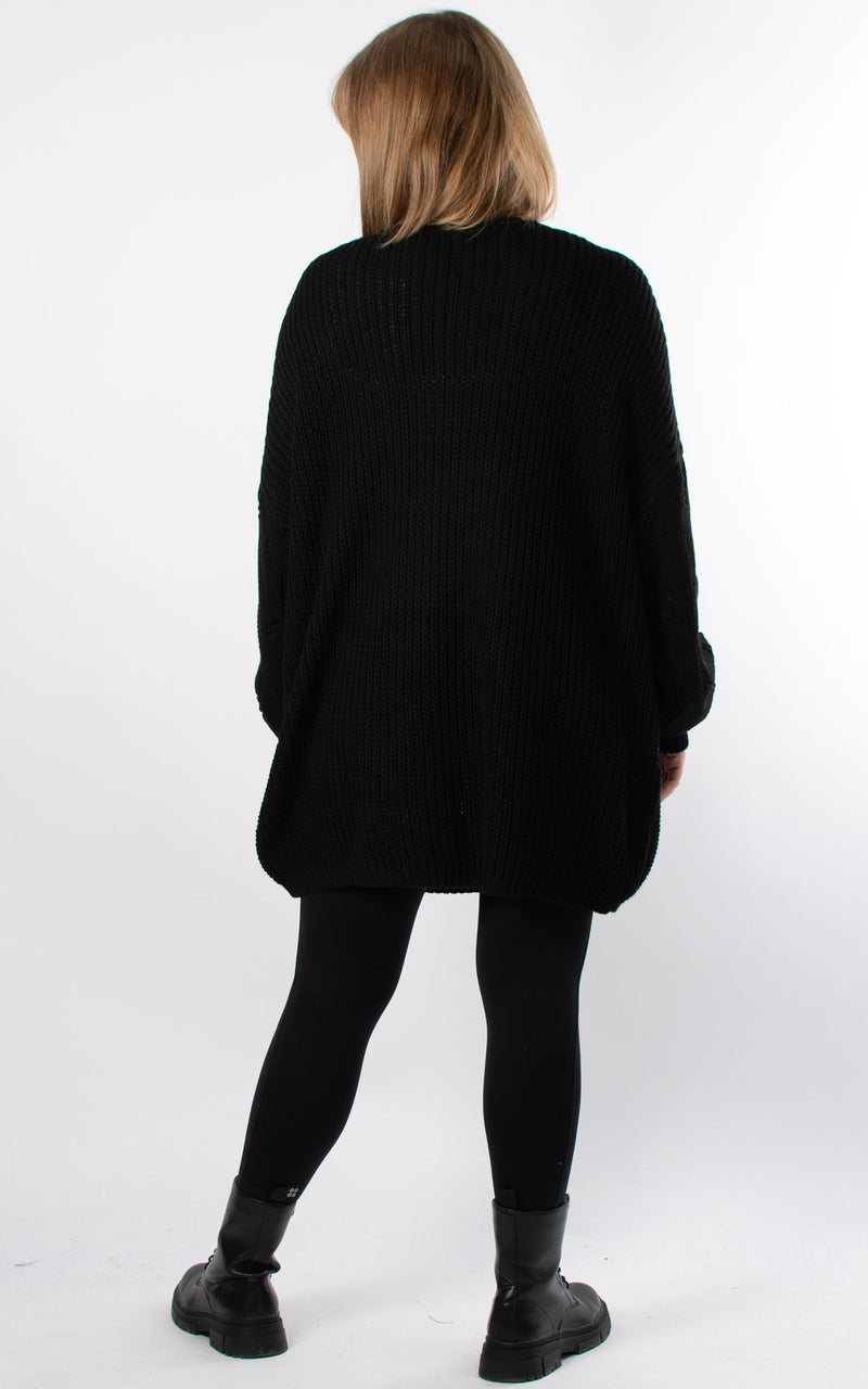 Ivy Knit Jumper | Black