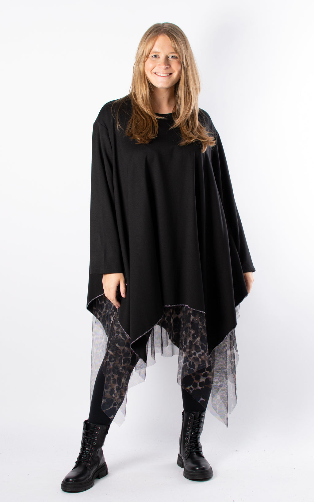 Ruth Mesh Tunic | Leopard