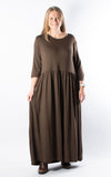 Nova Dress | 3/4 | Long | Chocolate