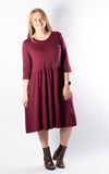 Nova Dress | 3/4 | Short | Wine