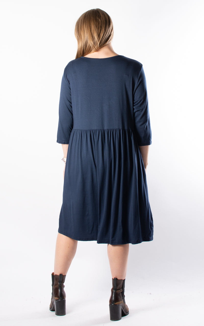 Nova Dress | 3/4 | Short | Navy