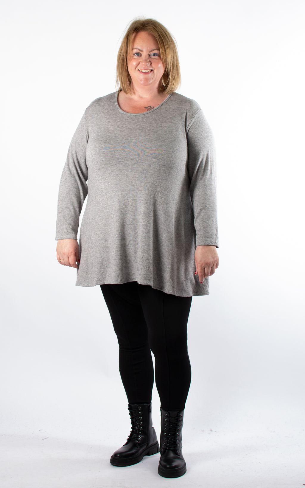 Rae Soft Knit | Light Grey