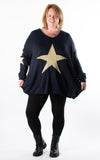 Star Knit Jumper | Navy